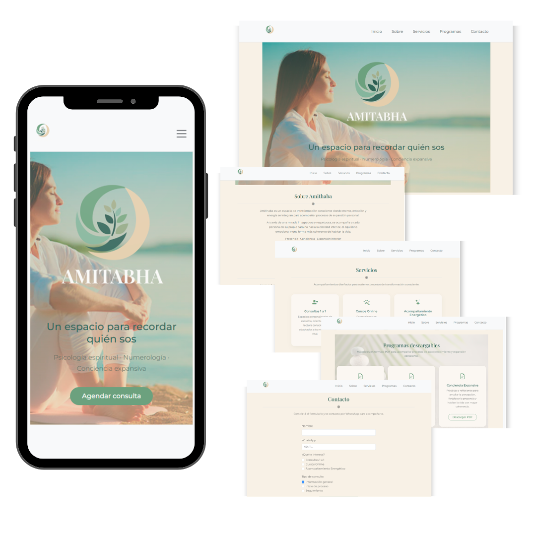 Ejemplo de onepage profesional